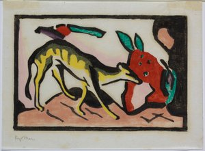 Animal fabuleux - Franz Marc