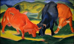 Vaches combattantes, 1911 - Franz Marc