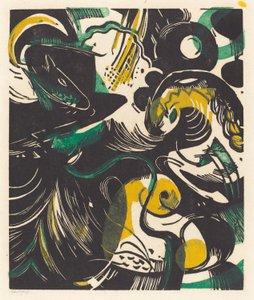 Genèse II (Schopfungsgeschichte II), 1914 - Franz Marc