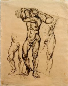 Porteur de bois - Franz Marc