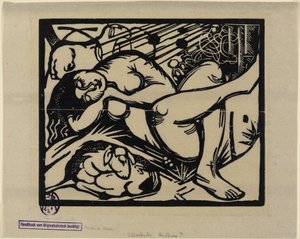 La bergère endormie - Franz Marc