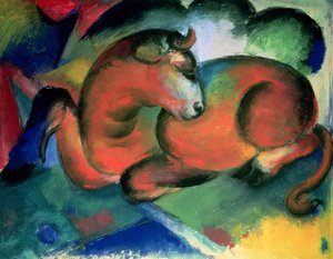 Le Taureau Rouge - Franz Marc