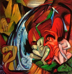 La Cascade - Franz Marc