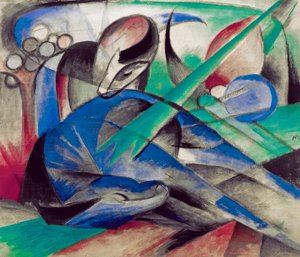 Cheval rêveur - Franz Marc