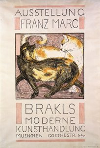 Deux chats, 1909-10 - Franz Marc
