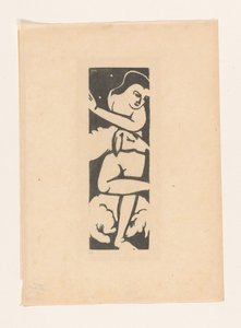 Femme avec deux moutons - Franz Marc