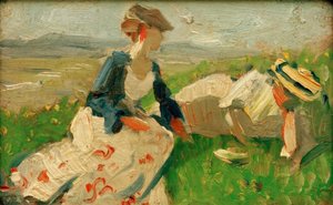 Deux femmes à la montagne