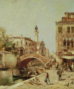 Canal Santa Catarina, Venise - Franz Richard Unterberger