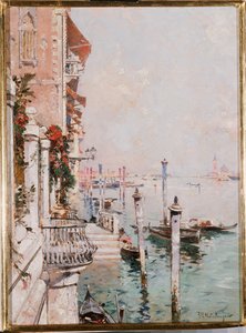 Le Grand Canal, Venise - Franz Richard Unterberger