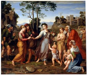 La fille des contrées étrangères, début du 19ème siècle - Franz Riepenhausen