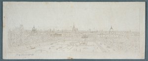 Vue de Vienne depuis le château de Belvédère - Franz Schmied