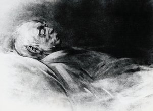 Otto von Bismarck (1815-1898) sur son lit de mort - Franz Seraph von Lenbach