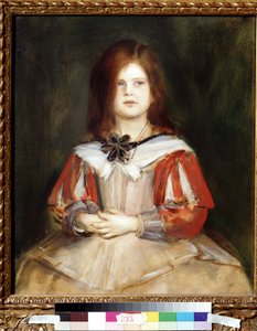 Portrait de Gabriella Lenbach. Peinture de Franz von Lenbach