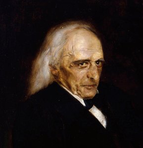 Portrait de Theodor Mommsen (détail) - Franz Seraph von Lenbach