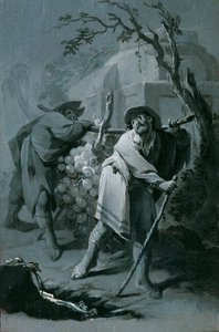 Les éclaireurs avec la grappe