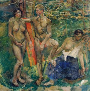 Nus dans la forêt