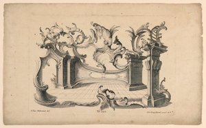 Motifs rocaille et dados, de l