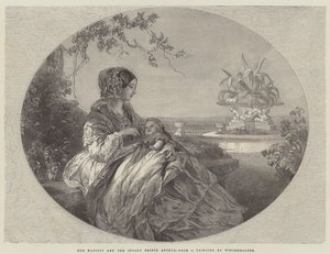 Sa Majesté et le Prince Arthur enfant