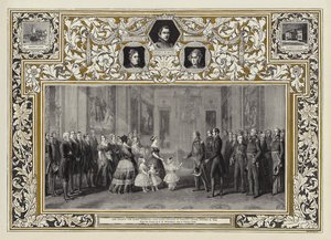 Sa Majesté la Reine recevant le roi Louis-Philippe au château de Windsor, 8 octobre 1844 - Franz Xaver Winterhalter