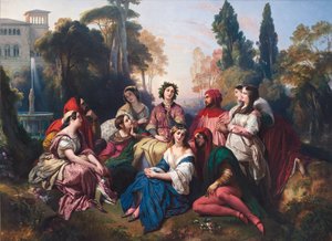 Le Décaméron - Franz Xaver Winterhalter
