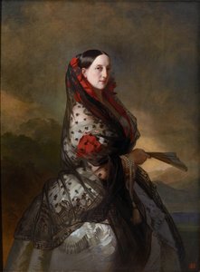 Portrait de la grande-duchesse Maria Nikolaïevna de Russie (1819-1876), duchesse de Leuchtenberg - Franz Xaver Winterhalter