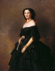 Portrait de la duchesse Elizaveta Alexandrovna Baryatinskaya, née princesse Chernysheva - Franz Xaver Winterhalter