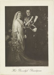 Portrait de Juliana, reine des Pays-Bas, et de Bernhard de Lippe-Biesterfeld - Franz Ziegler