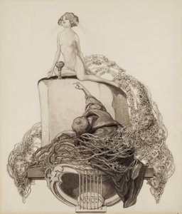 Ex Libris Walther et Amelia Fahrenhorst - Franz von Bayros