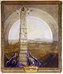 Illustration de la Divine Comédie de Dante, Paradis, Chant I - Franz von Bayros