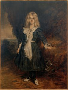 Portrait de la fille Marion - Franz von Lenbach