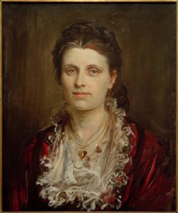 Portrait de dame - Franz von Lenbach
