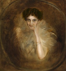 Lady Mary Victoria Leiter Curzon - Franz von Lenbach