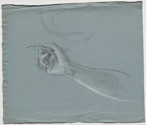 Étude de bras pour le tableau de la faculté : Théologie