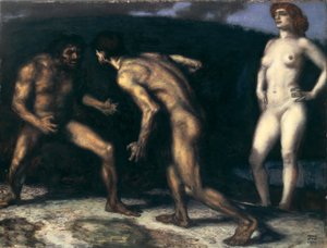 Bataille pour une femme - Franz von Stuck