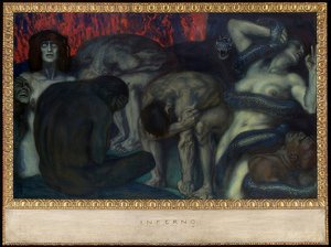 Enfer. 1908 - Franz von Stuck