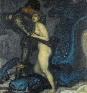 Le tueur de dragons (The Dragonslayer) par Franz Ritter von Stuck - Franz von Stuck