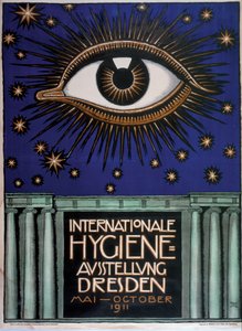 Affiche pour la Première Exposition Internationale d