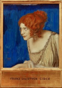 Tilla Durieux en Circé / F. v. Stuck - Franz von Stuck