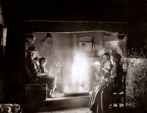 Famille paysanne près de Florence, vers 1900 - Fratelli Alinari Fratelli Alinari