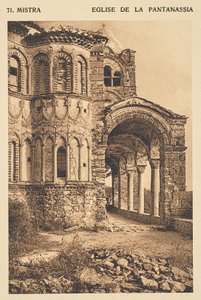 Mistra. Eglise de la Pantanassia - Frédéric Boissonnas
