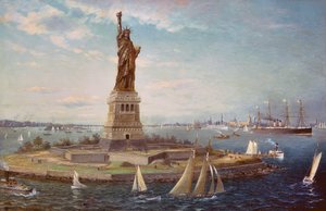 Île de la Liberté, Port de New York, 1883 - Fred Pansing