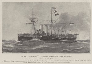 HMS Amphion, signalé échoué près d