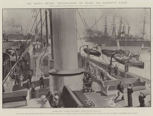 La Croisière du Roi, Préparatifs à Bord du Yacht de Sa Majesté - Fred T. Jane