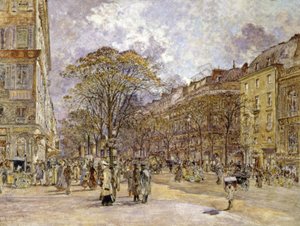 Le boulevard des Italiens, Paris