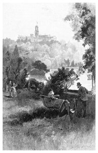 Government House, Melbourne, Victoria, Australie, 1886 - Frederic B. Schell