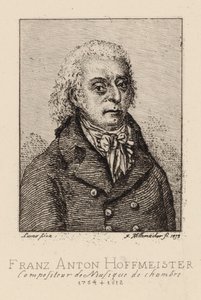 Portrait du compositeur Franz Anton Hoffmeister 1754-1812 - Frederic Desire Hillemacher