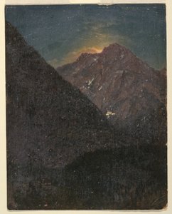 Paysage alpin (Bavière ou Suisse) - Frederic Edwin Church