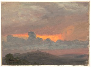Coucher de soleil nuageux, Jamaïque