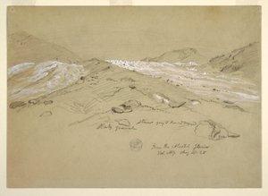 Dessin, glacier d
