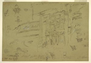 Dessin, détails architecturaux d
